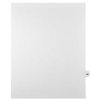 Mark Maker Legal Tabs - Letter Size - White - 1/15th cut - 25 tabs per package - 5 packages Pack - Number 132-White Single Tabs