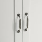 Sauder 419636 Miscellaneous Storage Storage Cabinet, White-Dimensions 71.496" x 29.606" x 16.024"