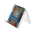 Azar Displays 6.5" x 7" x 7.5" Acrylic Easel Display, 10 Pack (515430)-Front lip 1 3/4"H