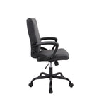 Brassex Jace Task Chair - Charcoal-Fixed armrest