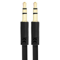 Exian Aux Flat Cable, 1 Meter, Black-Micro USB cables are used for all sorts of devices these days.