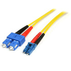 StarTech 10M Single Mode Duplex Fiber Patch Cable Lc-Sc-Suitable for installations under restrictive building codes, with LSZH rating