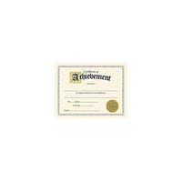 Trend Enterprises Certificate Of Achievement, 8 1/2" X 11", Grades 1st - 9th, 180 Pack (T-2562)-Size: 8 1/2"(L) x 11"(W)