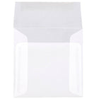 JAM Paper 5 x 5 Square Envelopes, Clear Translucent Vellum, 250 Pack (31032H)-Blank interior for personalized message