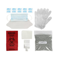 Wasip Bio-Hazard Body Fluid Clean-Up Ziplock Kit (F7595R101)-Kit contains all the essential supplies to safely clean up and dispose of hazardous spills