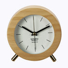 General Supply Goods + Co Tick and Tock Wood Alarm Clock-Wood Rim