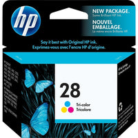 HP 28 Tri-Colour Original Ink Cartridge (C8728AN)-Colour: Tri-Colour