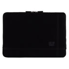 Vangoddy 15.6" Microsuede Laptop Sleeve - Black-Back zippered compartment is great for holding accessories