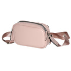 Nicci Crossbody with Front Flap - Blush-Top zipper closure