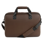 Bugatti Central Collection - Executive Briefcase - Brown-Large main compartment with two-way zipper on top of the briefcase