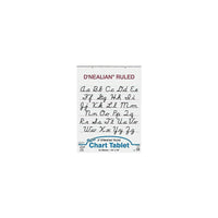 Pacon D'nealian Chart Tablet, 32" x 24", White-Cursive chart tablet containing 25 sheets perfect for improving basic handwriting skills