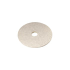 3M White Super Polish Pad - 19" Diameter - 5 Pack-Used for light cleaning to help remove soil and scuff marks with minimal dulling of finish