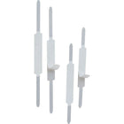 Staples Prong Steel Fasteners - 2-3/4" Self-Adhesive Base - 1" Capacity - 100 Pack-Secure loose papers quickly and easily