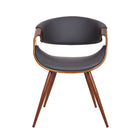 Armen Living Butterfly Mid-Century Dining Chair - Green-Mid-century modern and contemporary but can blend into any design providing an inviting centerpiece for your guests