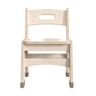 Flash Furniture Bright Beginnings Commercial Grade Wooden Classroom Chairs, 10" Seat Height with Foot Caps - Natural - Set of 2-Modern Preschool Classroom Chairs, Set of 2