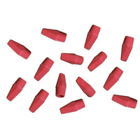Charles Leonard Economy Cap Eraser, Pink, 864 Pack (CHL71541)-Wedge shaped eraser caps replace worn out erasers on standard size pencils