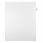 Mark Maker Legal Exhibit Index Tab White Single Tabs, 1/15th Cut, Letter Size, No Holes, Number 48, 25 Pack-White Single Tabs, 1/15th Cut