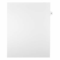 Mark Maker Legal Exhibit Index Tab White Single Tabs, 1/15th Cut, Letter Size, No Holes, Number 48, 25 Pack-White Single Tabs, 1/15th Cut