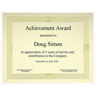 St. James Elite Bond Certificates, Ivory Linen with Capital Gold Foil Design, 12 Pack-Free downloadable templates from www.first-base.com