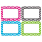 Teacher Created Resources All Grade Name Plates/Label 3 1/2" x 2 1/2" Chevron Multi-Pack, 216 Pack (TCR5526)-Theme/design: Chevron