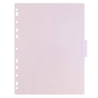 JAM Paper Index Tab Dividers, 5-tab (375032921)-Blank tab inserts included with each pack.