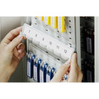 Durable Office Products Brushed Aluminum Key Cabinet with Combination Lock - 72 Key - Silver-6