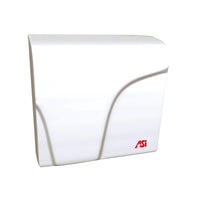 ASI Profile Hand Dryer, White-Profile white dryer