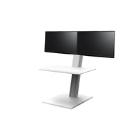 Humanscale Quickstand Eco - Dual Monitor Stand - QSEWD-Designed to accommodate users of varying heights with 18.6" of work surface adjustment