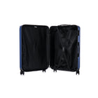 TOSCANO INTRECCIARE 30" Hardside Large Luggage - Blue-Detachable Dual Glide Tech Wheel System