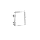 Azar Two-Sided Acrylic Sign Holder With Suction Cup Grippers, 5" x 7", 10 Pack (106681)-Clear Acrylic
