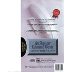 St. James Resume Bond Paper, Linen, White, 24 lb, 8 1/2" x 11", 400 Pack-Premium quality 24 lb linen bond paper