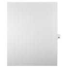 Mark Maker Legal Tabs - Letter Size - White - 1/25th cut - 25 tabs per package - 5 packages Pack - Number 39-White Single Tabs