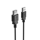 NXT Technologies 6' USB A Male/A Female - Black-Black USB-A male/A female extension cable