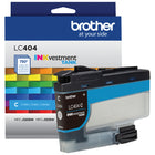 Brother Genuine LC404CS Standard-Yield Cyan Ink Cartridge-Brother offers an environmentally responsible way for customers to dispose of Brother Genuine cartridges Visit wwwbrother-usacom/Environment to learn more