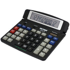 Victor 12-Digit Professional Desktop Calculator - Black-Other functions include: full-size keyboard with tactile touch, automatic tax keys, selectable decimal and rounding slide switches, square root key, grand total key, percent key, 4 key independent memory, change sign key, and backspace key