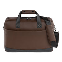 Bugatti Central Collection - Executive Briefcase - Brown-Brown / Vegan Leather