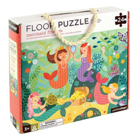 Petit Collage Mermaid Friends Floor Puzzle - 24 Pieces-Floor Puzzle