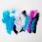 Kids Kraft Collection, Assorted Feathers, 7 x 8 inches, Multicolor, Pack of 12-Material: non-toxic, soft and light feathers