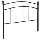 Flash Furniture Woodstock Decorative Black Metal Full Size Headboard-Open Slat Headboard