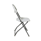Work Smart Plastic Folding Chair, 4 Pack-Light Weight Sleek Design