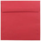 JAM Paper 6.5 x 6.5 Square Envelopes, Brite Hue Red Recycled, 1000 Pack (02792283C)-Red