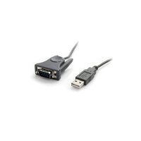 StarTech USB to RS232 DB9/DB25 Serial Adapter Cable, M/M-This versatile device ships with a 9-pin connector, and a 25-pin RS232 adapter for a variety of connection options