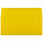 JAM Paper #10 Business Coloured Envelopes - 4.125" x 9.5" - Yellow Recycled - 50 Pack-Quantity: 50 envelopes per pack