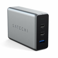 Satechi 100W USB-C PD Compact GaN Charger-Compact size & sleek space grey design