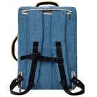 Vangoddy Slate Shoudler Carrying Bag For 17.3" Laptop - Blue-Interior mesh pockets, zippered pocket, and padded laptop compartment