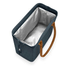 Thermos Lunch Duffle with PU Leather Handles - Geo Quilted Navy-Polyester