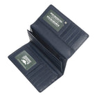 Roots Ladies Large Clutch Wallet with Removable Checkbook - Navy-Dimensions: 19.5 x 3.5 x 10 cm (7.67 x 1.37 x 3.93 in)