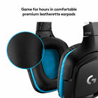 Logitech G432 Wired Gaming Headset - PC - Black-Your headphones work with your PC or Mac via USB DAC or 3.5 mm cable, mobile devices with 3.5 mm cable or with gaming consoles including PlayStation 5 and PlayStation 4 (USB wireless stereo sound only), Nintendo Switch (wireless stereo sound when docked)