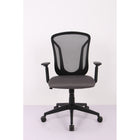 Brassex Angelo Desk Chair - Black/Grey-Small Parcel
