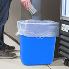 Staples Blue Recycling Wastebasket - 7 Gallon-Made from durable materials to withstand everyday use